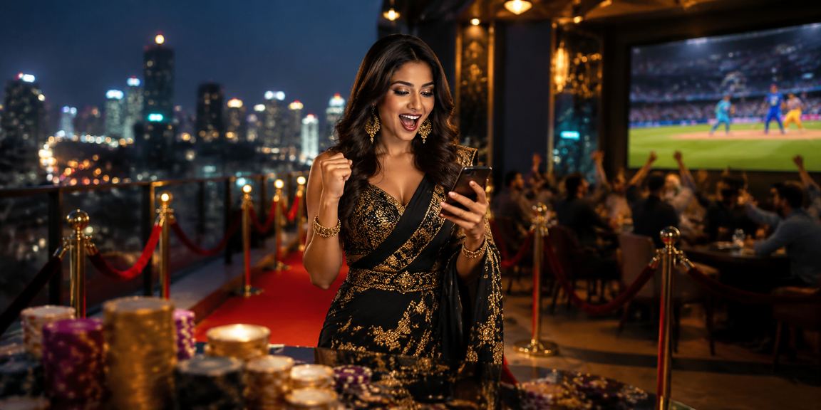 Pune user placing cricket bet on mobile app while watching the game